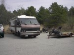 Our back yard at a park and ride in NH.